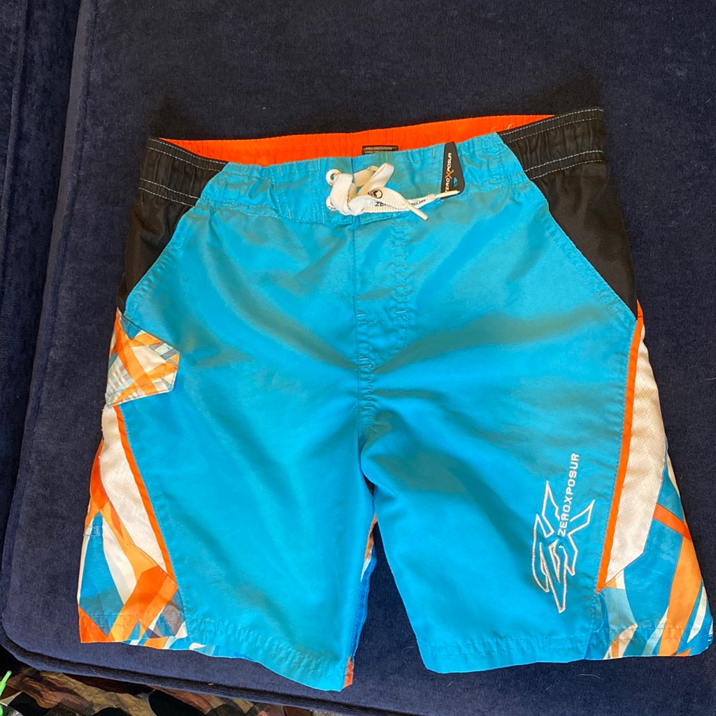 Size Medium 56 Boys Swim Trunks  Zero Xposur Brand